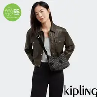 在飛比找momo購物網優惠-【KIPLING官方旗艦館】立體K字母撞粉色中型斜背包-AY