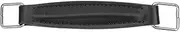 Guitar Amplifier Handle PU Leather Steel Reinforcement Speaker Accessories for Guitar Players (Black)