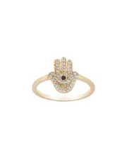 Ariana Rabbani 14K 0.18 ct. tw. Diamond Hamsa Ring