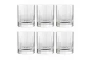6pc Luigi Bormioli Bach 255ml Tumbler Whisky Glasses Drinking Cup Set Clear