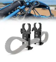 KEMIMOTO UTV Drive Belt Holder, Universal Belt Mount Fit 1.5” -2” Roll Bars