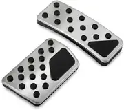 Car Foot Pedals For J&eep For Compass MP 2017 2018 2019 2020 2021 2022 Car Foot Pedals Stainless Steel Fuel Brake Non-slip No Drilling Alloy Covers(2 PCS)