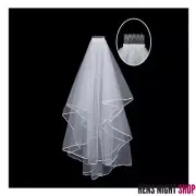 DIY Veil Bride to Be Hens Night wedding Bachelorette Party white head piece