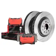 Front Brembo UV Disc Brake Rotors NAO Brake Pads for Renault Megane DZ0 DZ1 R.S.