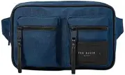 Ted Baker Men's HARVER Travel BUMBAG Blue, One Size