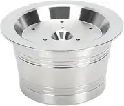 Reusable Coffee Capsule, 304 Stainless Steel Refillable Coffee Pods Kit with Lid, Spoon & Brush, & Retains Flavor, Compatible for K Fee Coffee Machine