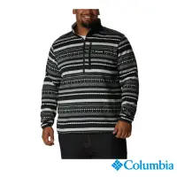 在飛比找momo購物網優惠-【Columbia 哥倫比亞 官方旗艦】男款- 條紋半開襟刷
