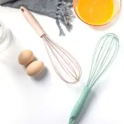 Home Baking Cooking Milk Frother Silicone Mixer Whisk Egg Beater Blender