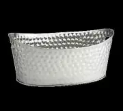 TableCraft BT2013 Bali™ 4 Gallon Oval Stainless Steel Beverage Tub