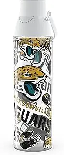 Tervis Venture Lite NFL Jacksonville Jaguars - All Over Made in USA Double Walled Insulated Tumbler Travel Cup Keeps Drinks Cold & Hot, 24oz Water Bottle, Classic