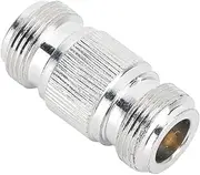 N Female Double Pass Connector, 2PCS Dual-Pass Suitable for Adapters Connect to N-Type Male Coaxial Cables, for Antennas, Radio, Wi-Fi, Telecommunications, Coaxial Cable