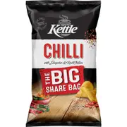 Kettle Chilli Chips Large Family Big Share Bag 300g