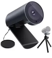 AISPEECH UVC 40 4K Webcam W/ Noise Reduction Microphone, Plug-Play & Tripod.