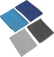 VANZACK Multi-Purpose Cooling Towel 4 pcs Microfiber Gym Towels Fast Drying Bath Towel for Shower Travel Outdoor Activities