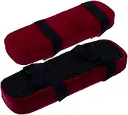 BCOATH 2pcs Memory Armrest Cushions for Office and Gaming Chairs Elbow Support Pads with Slip Base Fit for Home and Office Use