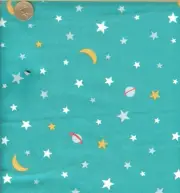 MICHAEL MILLER "GALACTIC" teal (GLOW IN THE DARK) - BTFQ - 18"X22"
