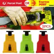 1/2x Woodworking Self Sharpening Grinding Chain Chainsaw Tool Teeth Sharpener AU