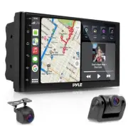 Pyle 7" Double DIN Car Stereo Receiver W/Bluetooth, WIFI/GPS/AM/FM, Touch Screen