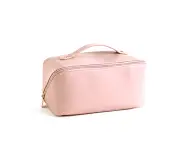 Large Capacity Travel Cosmetic Bag for Women，Travel Toiletry Bag Large Capacity Cosmetic -pink