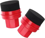 ULTECHNOVO 2PCS Car Detailing Sponge Applicators for Tire Shine and Wax Application Ergonomic High Density Pads for Polishing and Easy Use All Tire Types