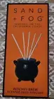 Sand + Fog BLACK CAULDRON Reed Diffuser WITCHES BREW Oil Mulled Wine Witch Pot
