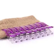 24 Jumbo Wonder Clips Fabric Clamps for Craft Sewing Quilting Binding Purpl_ro