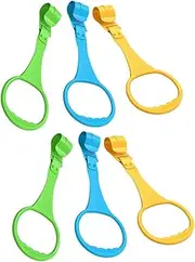 GLSTOY Infant Crib Pull Rings Baby Bed Stand up Rings Toddler Walking Set of 6