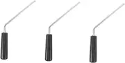 DOITOOL 3pcs Commercial Popcorn Maker Supply Iron Handle Knob Popcorn Machine Handle Replacement Quick Assembly High Compatibility
