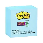 POST-IT SS 654-5SSBE Blue 75X75 Box of 4
