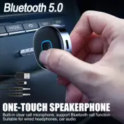 Wireless Bluetooth 5.0 Receiver Adapter for Home Car Stereo Audio 3.5mm Jack AUX