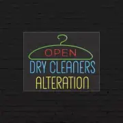 Dry Cleaners Alteration Sign for Business | LED Flex Neon | 31"W x 24"H x 1"D