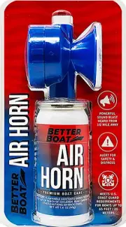 Marine Safety Air Horn, Very Loud Handheld Fog Horn, Mini Compressed Can 1.4Oz f