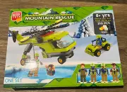 Block Tech Helicopter Mountain Rescue Ice Break Building Block 210 Pcs Set