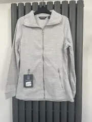 Bnwt New Regatta Everleigh cyperspace grey warm soft full zip jacket size 8