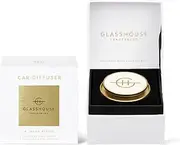 Glasshouse Fragrance A Tahaa Affair Refillable Car Diffuser Scent Disk, Gold