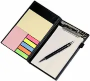 Note Pad/Memo Book with Sticky Notes & Clip Holder US