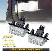 2X AUXTIO 6000K Full LED License Plate Light Tag Lamp For 2012-17 Toyota Camry X (for: Toyota)