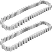 Pool Track Replacement for MAYTRONICS Dolphin Compatible with Most MAYTRONICS Dolphin Pool Cleaners #Maytronics Part Number: 9985006-R2(Gray 2 Pack)