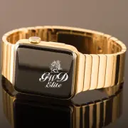 24K Gold Series 7 Apple Watch with Apple Genuine Original Link Bracelet new 45mm