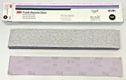 3M # 01791 Hookit 2-3/4" x 16-1/2" P80E Purple Abrasive Grit Sheet - 25 per box