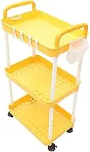 jojofuny 1Set Rolling Storage Cart with Wheels Versatile Trolley Organizer for Kitchen Bathroom Living Bedroom Design for Easy Mobility and Efficient