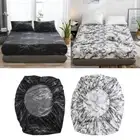 Elastic Printed Fitted Bed Sheet Cover Mattress Protector Pillowcase Bedding New