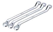 SP TOOLS BRAND Spanner set ring 6Point 75 degree offset 3 Piece set. Part No