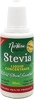 Nirvana Organics Stevia Liquid Concentrate 30ml