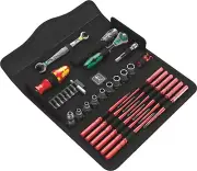 Wera Wartung Maintenance Bit Set & Handle and Inter-Changeable Blades 35 Piece