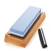 OZNALA 1000/6000 Dual Whetstone Waterstone Knife Sharpening Water Wet Stone Sharpener