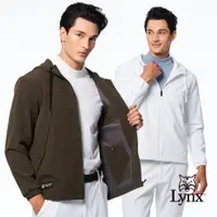 在飛比找PChome24h購物優惠-【Lynx Golf】首爾高桿風格!男款防風防潑水內刷毛保暖