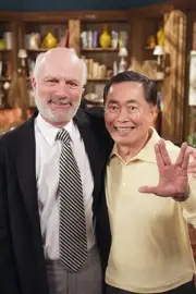 Will & Grace Producer James Burrows George Takei as himself TV Old Photo