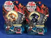 2 New - AURELUS & DARKUS ZENTAUR - Bakugan BATTLE PLANET 2 BakuCores SPIN MASTER