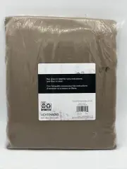 Sun Zero Room Darkening Rod Pocket (ONE) Door Panel Taupe Polyester 72" x 54"